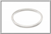 Bead Frame "Kreis", 20x20mm, silberfb., ungelocht, 1 Stk.