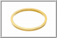 Bead Frame "Kreis", 20x20mm, goldfb., ungelocht, 1 Stk.