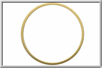 Bead Frame "Kreis", 30x30mm, goldfb., ungelocht, 1 Stk.