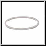 Bead Frame "Oval", 20x30mm, silberfb., ungelocht, 1 Stk.