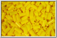 MBU-1-0404, MIYUKI Bugles, Nr. 1 (3mm), yellow, op., 10 g