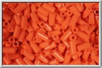 MBU-1-0406, MIYUKI Bugles, Nr. 1 (3mm), orange, op., 10 g