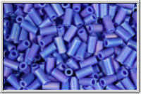 MBU-1-0414fr, MIYUKI Bugles, Nr. 1 (3mm), cobalt, op., matte, AB, 10 g
