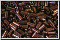 MBU-1-0460, MIYUKI Bugles, Nr. 1 (3mm), wine, dk., met., 10 g