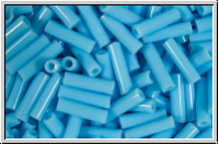 MBU-2-0413, MIYUKI Bugles, Nr. 2 (6mm), blue, turquoise, op., 10 g