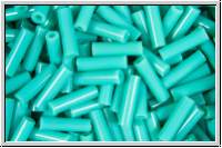 MBU-2-0412, MIYUKI Bugles, Nr. 2 (6mm), turquoise, op., 10 g