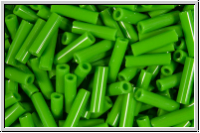 MBU-2-0411, MIYUKI Bugles, Nr. 2 (6mm), green, op., 10 g