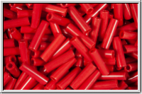 MBU-2-0408, MIYUKI Bugles, Nr. 2 (6mm), red, dk., op., 10 g