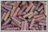 MBU-2-0142fr, MIYUKI Bugles, Nr. 2 (6mm), amethyst, trans., matte, AB, 10 g