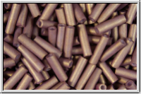 MBU-2-2034, MIYUKI Bugles, Nr. 2 (6mm), rose, antique, op., matte, 10 g