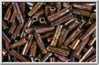 MBU-2-0460, MIYUKI Bugles, Nr. 2 (6mm), wine, dk., met., 10 g