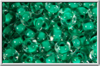 PR-06-08A58, PRECIOSA Rocailles, 6/0, crystal, trans., terra intensive sea green-ld., 20g
