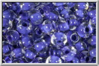 PR-06-08A28, PRECIOSA Rocailles, 6/0, crystal, trans., terra intensive purple-ld., 20g