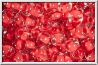 PR-06-08A98, PRECIOSA Rocailles, 6/0, crystal, trans., terra intensive red-ld., 20g