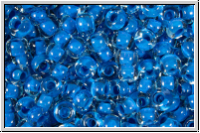 PR-08-08A38, PRECIOSA Rocailles, 8/0, crystal, trans., terra intensive blue-ld., 20g