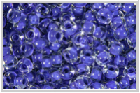 PR-08-08A28, PRECIOSA Rocailles, 8/0, crystal, trans., terra intensive purple-ld., 20g