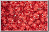 PR-08-08A98, PRECIOSA Rocailles, 8/0, crystal, trans., terra intensive red-ld., 20g