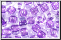 TR-05-1558, MIYUKI Triangle, 05/0, crystal, trans., met. dk. purple-ld., 10g