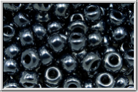 RR-06-0451, MIYUKI Rocailles, 06/0, hematite, met., 10g