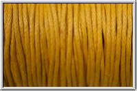 Baumwollkordel (Quali 1), gewachst, 1mm, mustard, Preis/m