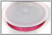 Schmuckdraht, 0,45 mm, 7 Str�nge, nylonumm., hot pink, Rolle/100m