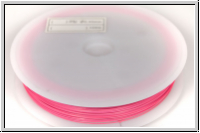 Schmuckdraht, 0,45 mm, 7 Str�nge, nylonumm., hellpink, Rolle/100m