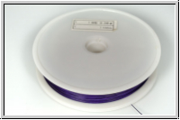 Schmuckdraht, 0,38 mm, 7 Str�nge, nylonumm., amethyst, Rolle/100m