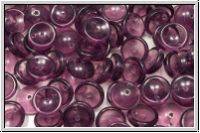 Piggy Beads, 4x8mm, amethyst, trans., 25 Stk.