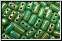 RUL-63130-43400, Rulla Beads, 3x5mm, turquoise, op., silverpicasso, 100 Stk. (ca. 11 g)