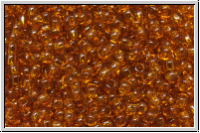 R-11-0002c, TOHO Rocailles, 11/0, topaz, dk., trans., 10g