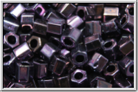 TH-08-0090, TOHO Hexagon, 08/0, amethyst gunmetal, met., 10g