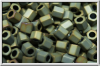 TH-08-0613, TOHO Hexagon, 08/0, grey, met., matte, 10g