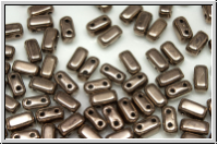 Brick CzechMates, 3x6mm, bronze, met., 25 Stk.