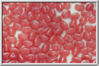 PB-02010-25007, Pinch Beads, 5x3mm, white, alabaster, light coral pastel, 65 Stk.