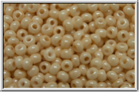 b�hm. Rocailles, 11/0, white, alabaster, champagne luster, 10g