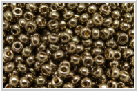 b�hm. Rocailles, 11/0, black, op., dk. bronze, 10g