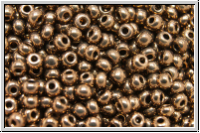 b�hm. Rocailles, 11/0, black, op., nut bronze, 10g
