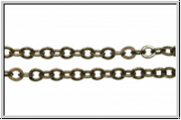 Gliederkette, Ankerkette, VINTAJ, 4x3,5mm, antikmessingfb., Messing, Preis/10cm