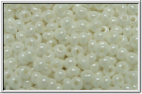 b�hm. Rocailles, 11/0, white, alabaster, luster, 10g