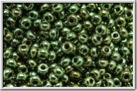 b�hm. Rocailles, 11/0, green, met., 10g