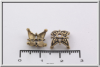 Perlenkappe, Bronze, Balistil, Stern, ca. 10,5 mm