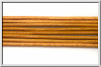 Lederband, 1,3mm, rund, light brown, Ziege, L�nge 1 m