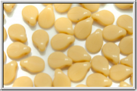 Pip-Beads, 5x7mm, beige, op., 50 Stk.