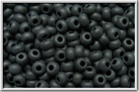 b�hm. Rocailles, 10/0, black, op., matte, 10g