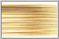 Schmuckdraht, 0,45 mm, 7 Str�nge, nylonumm., hellgold, Preis/m