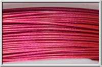 Schmuckdraht, 0,45 mm, 7 Str�nge, nylonumm., hot pink, Preis/m