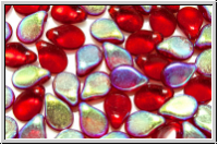 Pip-Beads, 5x7mm, siam, trans., AB, 50 Stk.
