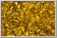 b�hm. Rocailles, 09/0, yellow, trans., silver-ld., 10g