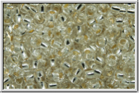 b�hm. Rocailles, 11/0, crystal, trans., silver-ld., 10g