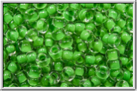 b�hm. Rocailles, 10/0, crystal, trans., lime-ld., 10g